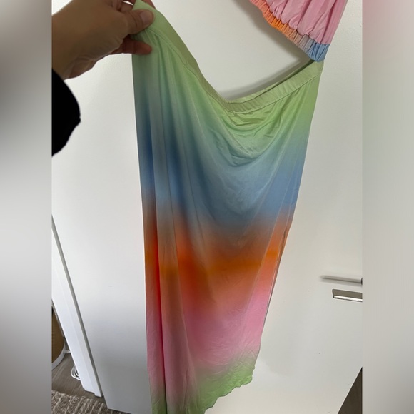 Nwt Siedres safiya asymmetrical cut out jersey multi color dress size 36 - Picture 10 of 14